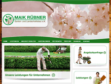 Tablet Screenshot of maik-ruebner.de